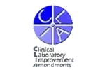 Logotipo de las Enmiendas para la Mejora de los Laboratorios Clínicos (CLIA)